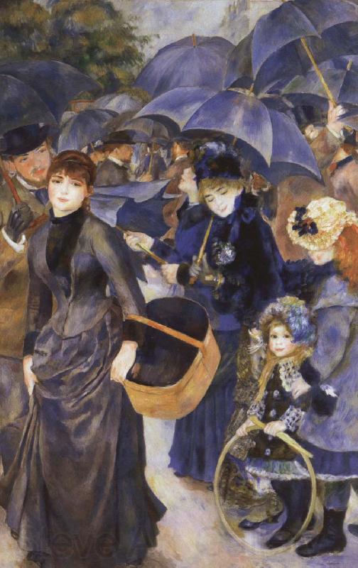 Pierre-Auguste Renoir Les Parapluies France oil painting art